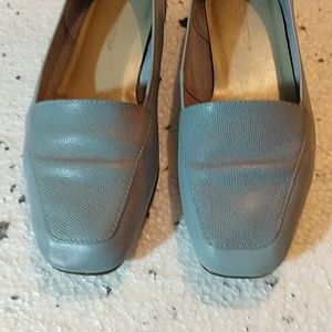 Sky blue shoes
